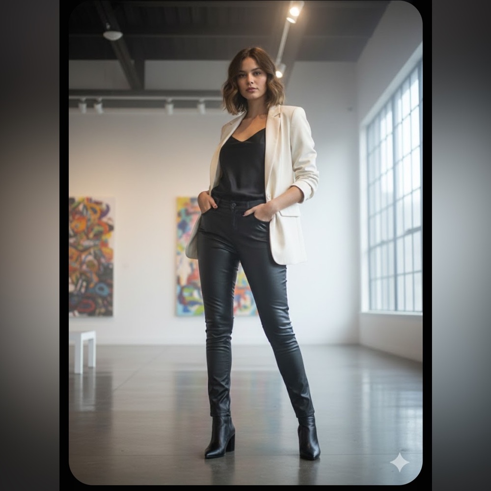 Torrid Black Faux Leather Skinny Pants – Sleek & Edgy | Size 12R.